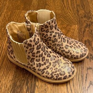 Tucker + Tate Leopard Print Kids Dress Shoes
